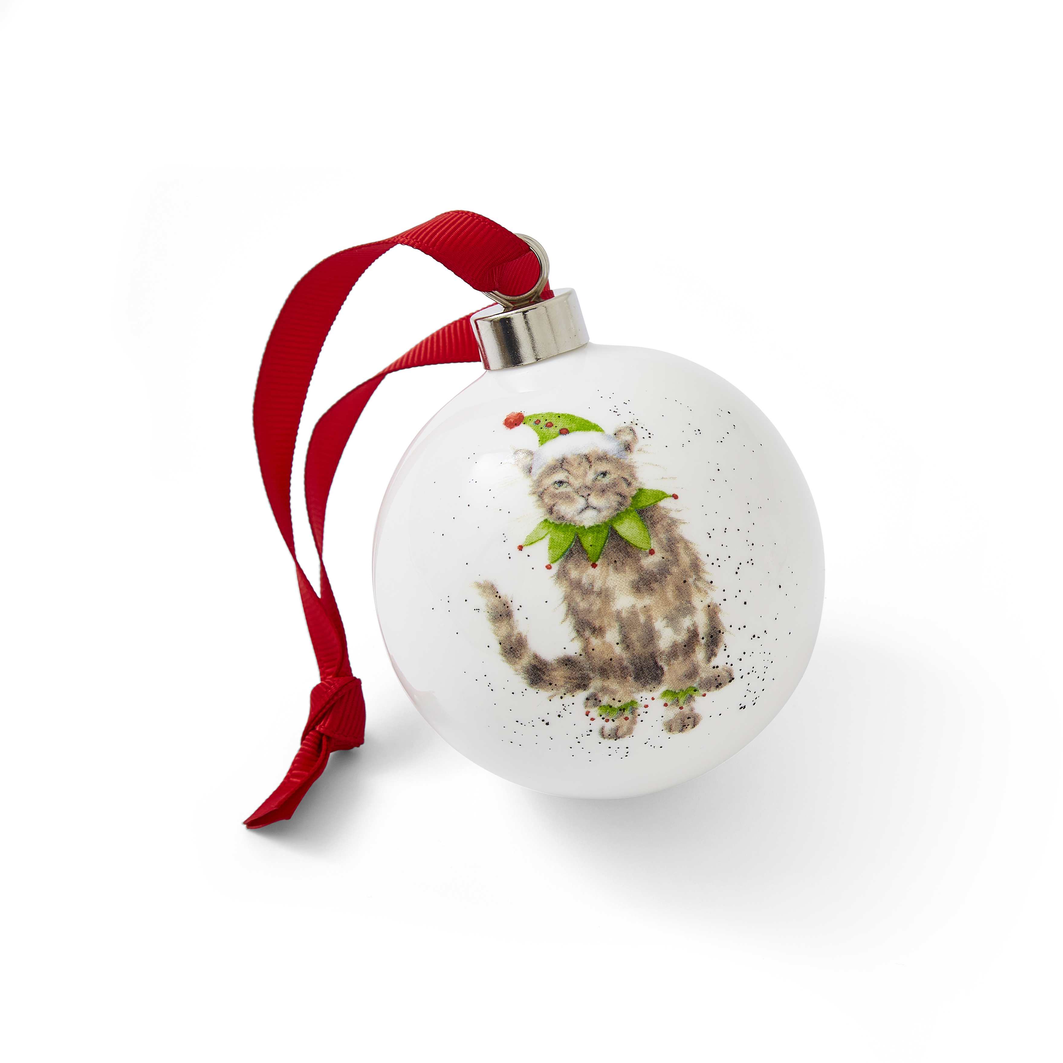 Bah Humbug Bauble (Cat) image number null